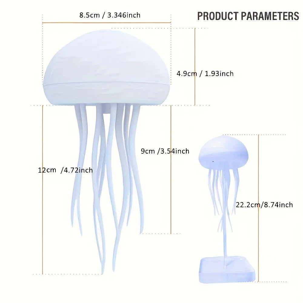 Bionic Jellyfish Night Lamp — Voice Control RGB