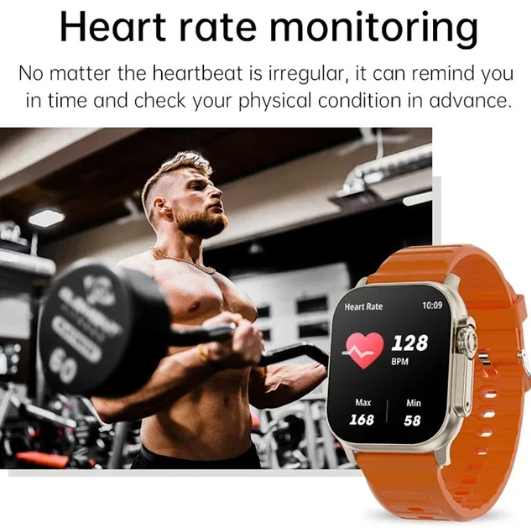 LAXASFIT Smartwatch — Bluetooth Calls & Heart Rate Monitor