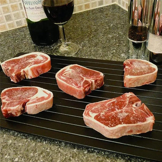 Magic Defrost Tray — Thaw Frozen Meat in Minutes, No Electricity Needed