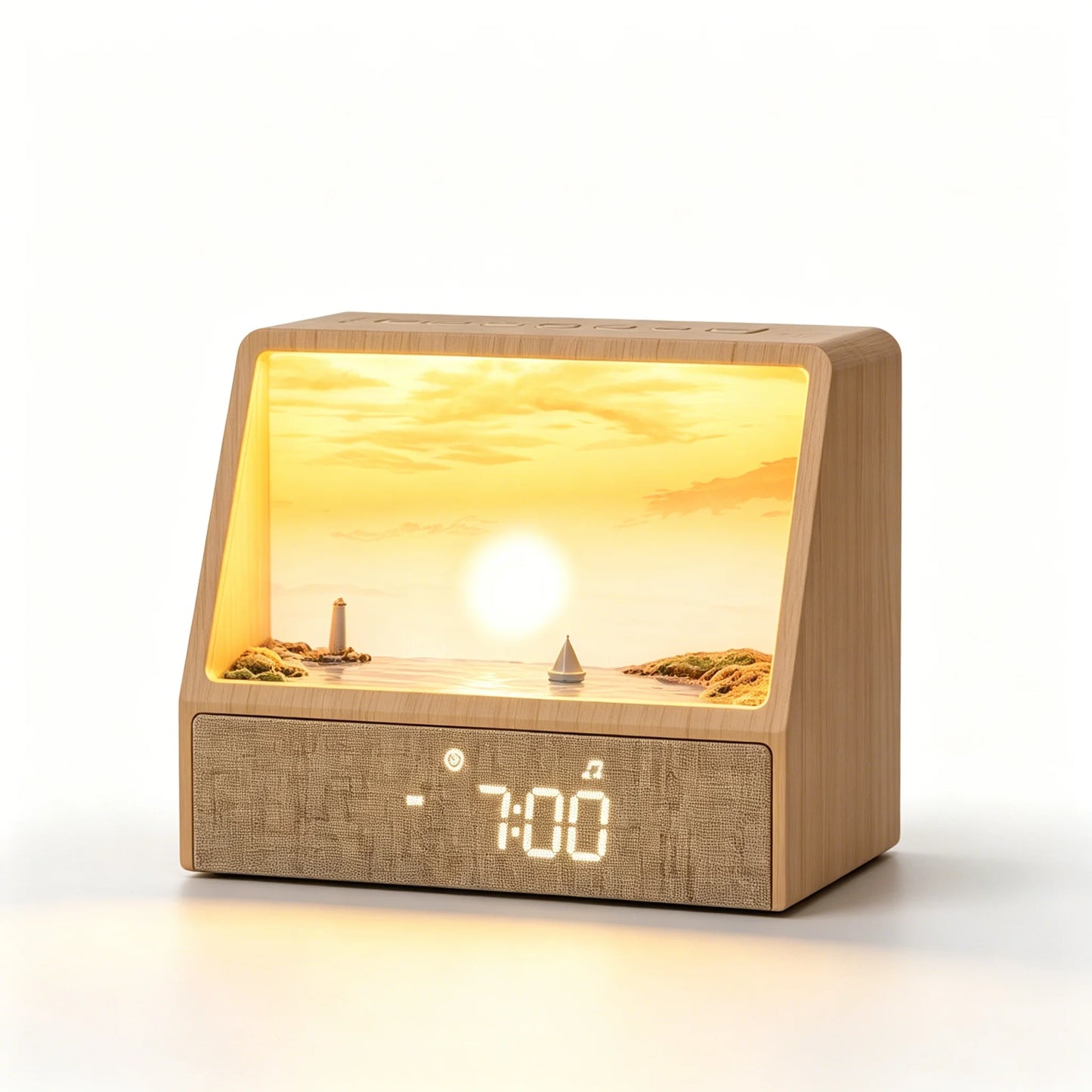 Sunrise Alarm Clock — White Noise, 24 Sounds, Sleep Aid Night Light, Bluetooth