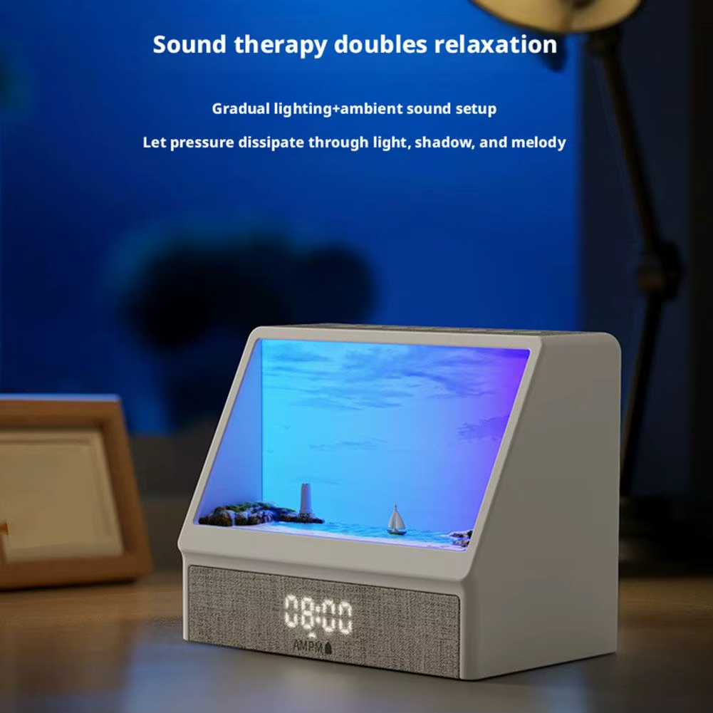 Sunrise Alarm Clock — White Noise, 24 Sounds, Sleep Aid Night Light, Bluetooth