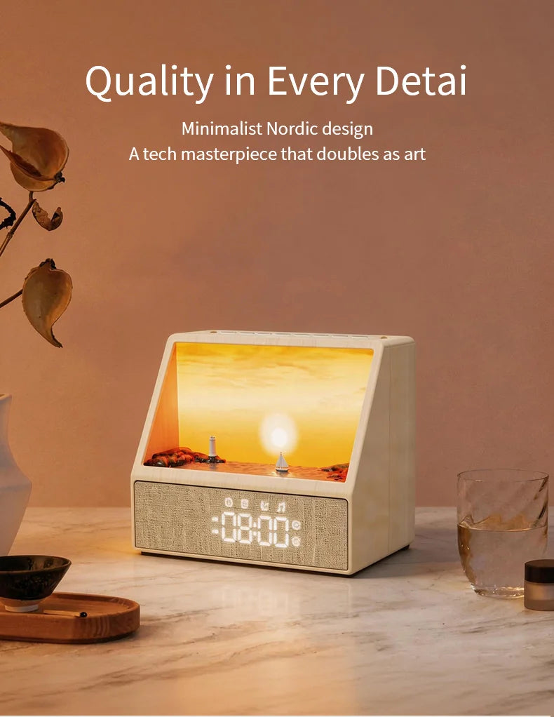 Sunrise Alarm Clock — White Noise, 24 Sounds, Sleep Aid Night Light, Bluetooth