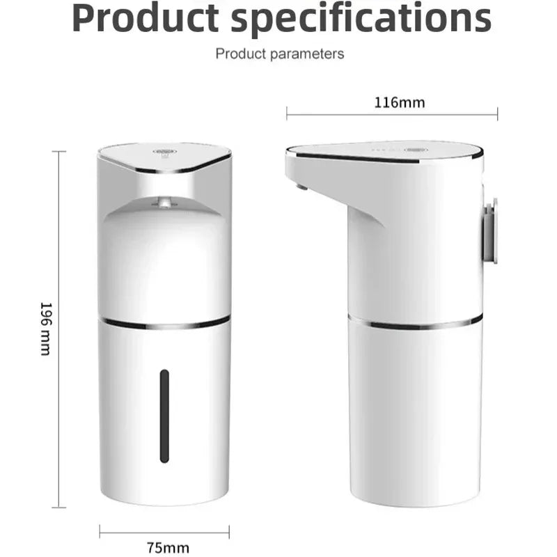 Automatic Foam Soap Dispenser — Touchless, Wall Mounted, USB-C Rechargeable
