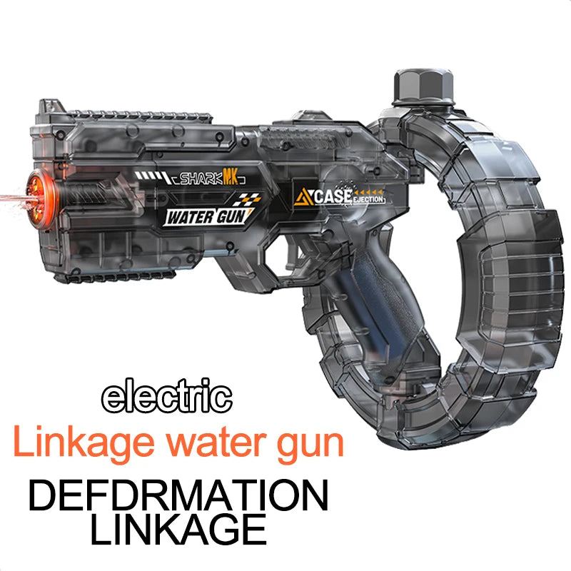 Electric Water Gun — Automatic Squirt Blaster, USB Rechargeable, Kids & Adult