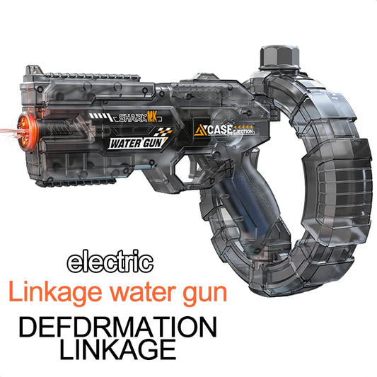 Electric Water Gun — Automatic Squirt Blaster, USB Rechargeable, Kids & Adult