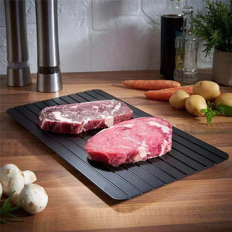 Magic Defrost Tray — Thaw Frozen Meat in Minutes, No Electricity Needed