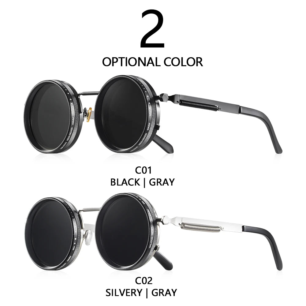CRIXALIS Polarized Sunglasses — UV400, 9-Level Dimming, Men & Women