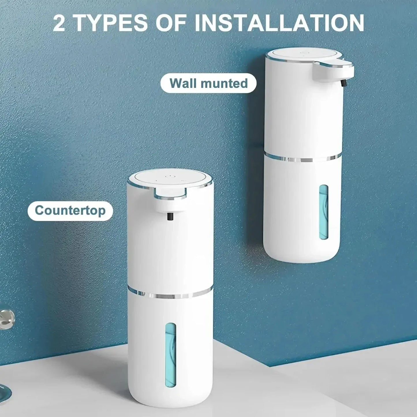 Automatic Foam Soap Dispenser — Touchless, USB Rechargeable, 380ml