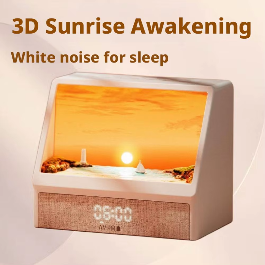 Sunrise Alarm Clock — White Noise, 24 Sounds, Sleep Aid Night Light, Bluetooth
