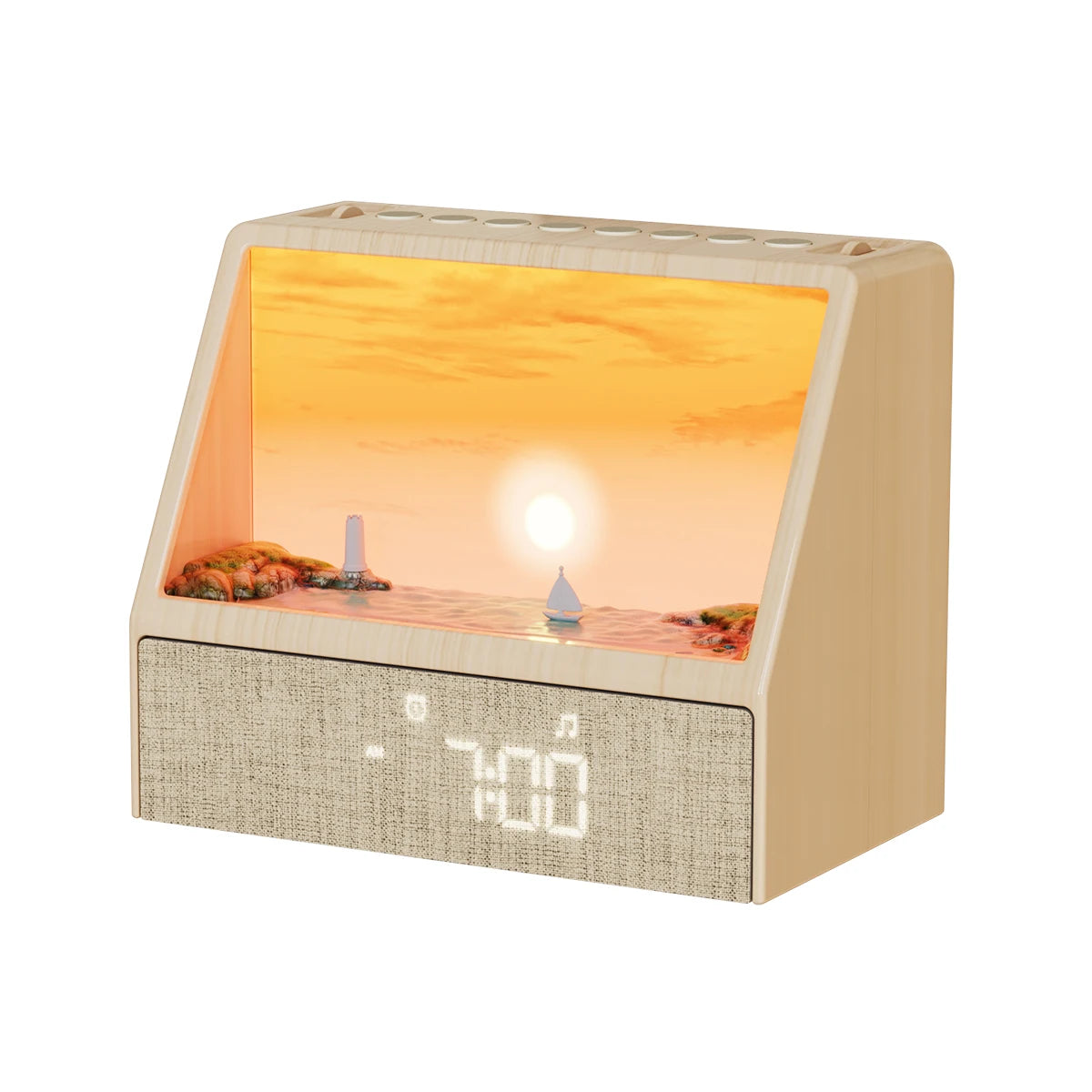 Sunrise Alarm Clock — White Noise, 24 Sounds, Sleep Aid Night Light, Bluetooth