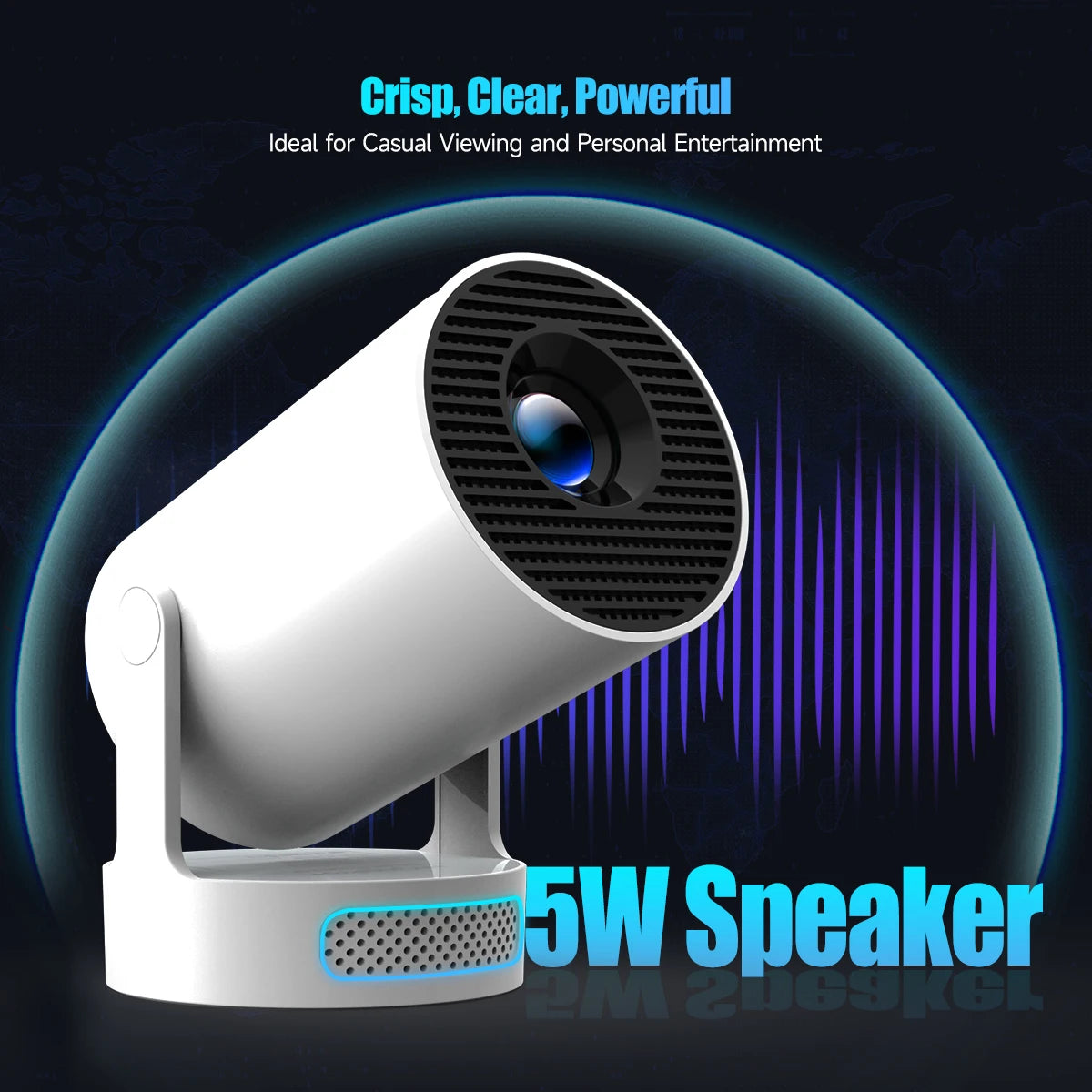 Magcubic HY300 Pro+ Mini Projector — Android 14, WiFi 6, 8000 Lumens, 200 inch
