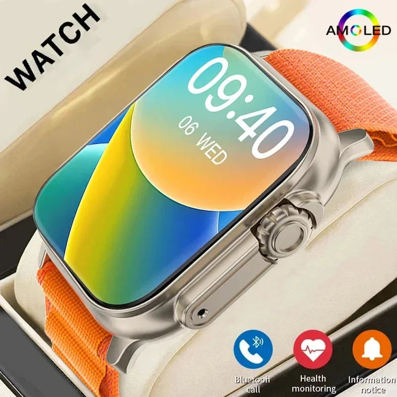 LAXASFIT Smartwatch — Bluetooth Calls & Heart Rate Monitor