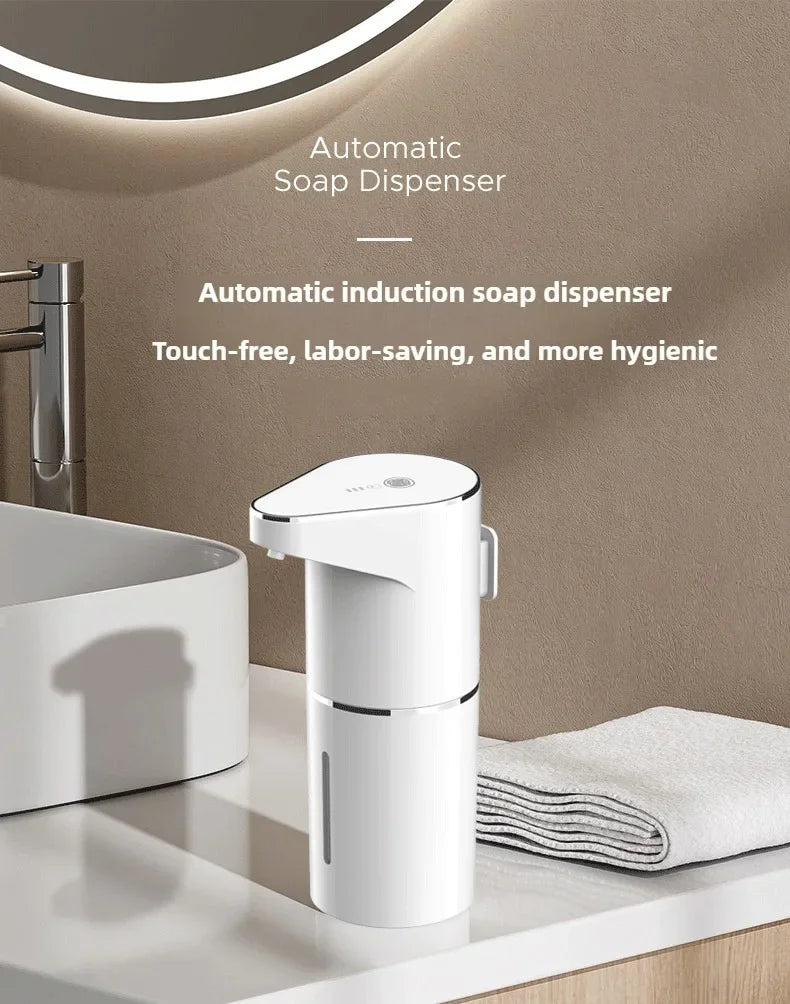 Automatic Foam Soap Dispenser — Touchless, Wall Mounted, USB-C Rechargeable