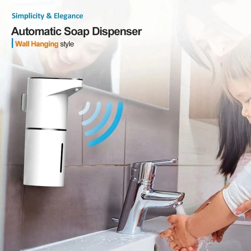 Automatic Foam Soap Dispenser — Touchless, Wall Mounted, USB-C Rechargeable