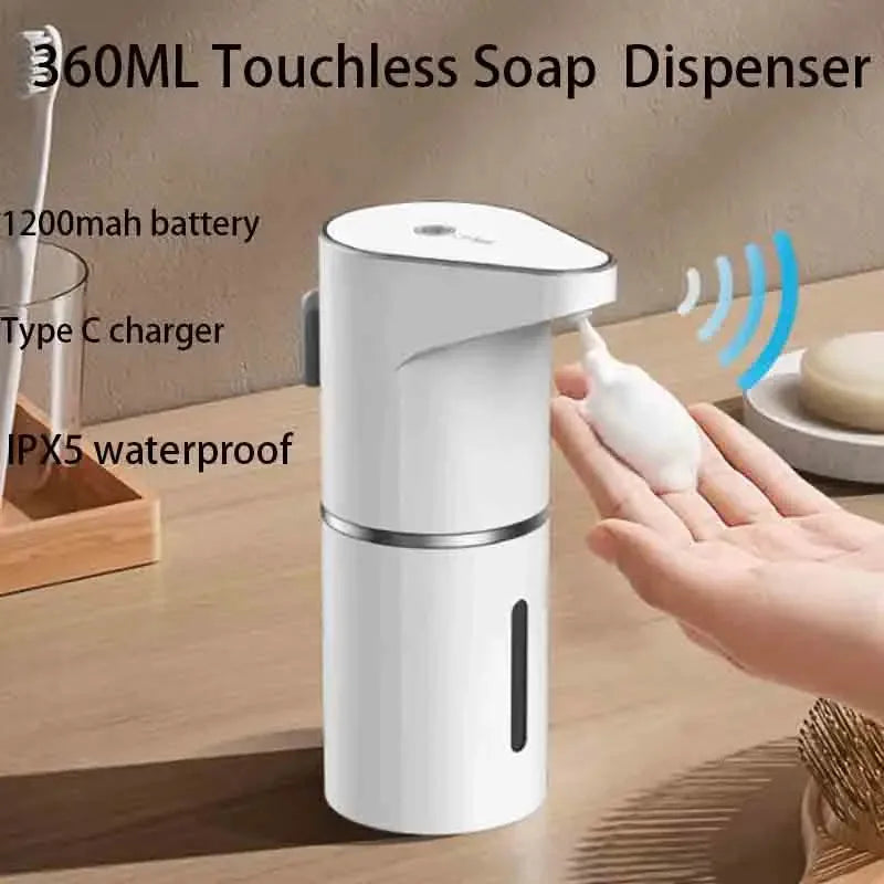 Automatic Foam Soap Dispenser — Touchless, Wall Mounted, USB-C Rechargeable