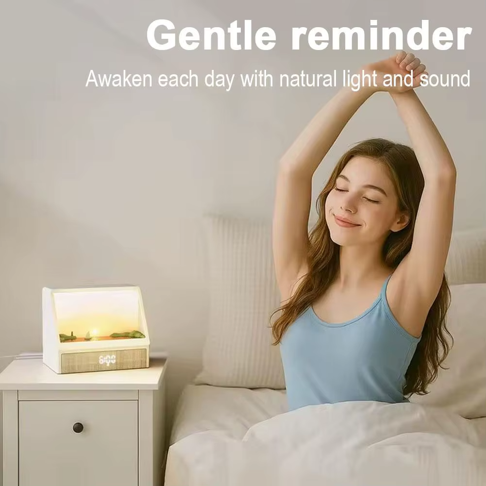 Sunrise Alarm Clock — White Noise, 24 Sounds, Sleep Aid Night Light, Bluetooth