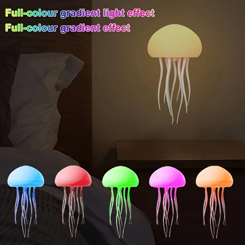 Bionic Jellyfish Night Lamp — Voice Control RGB